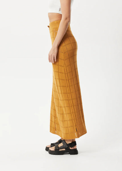 Femme Hemp Knit Maxi Skirt