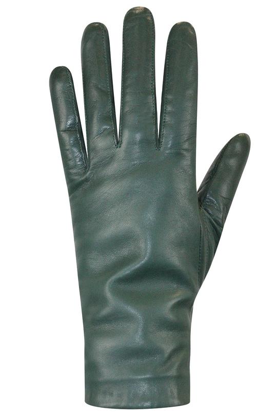 Mens green leather sale gloves