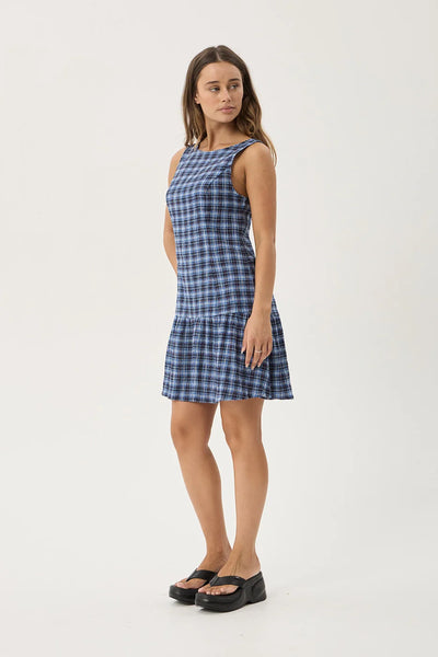 Mountains Hemp Seersucker Mini Dress
