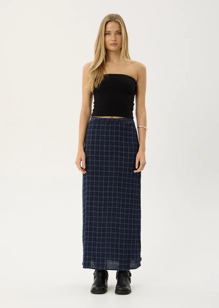 Lita Thea — Hemp Seersucker Maxi Skirt