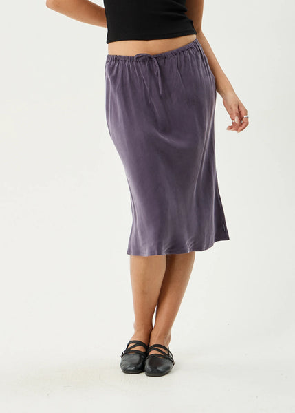 Giselle Cupro Midi Skirt