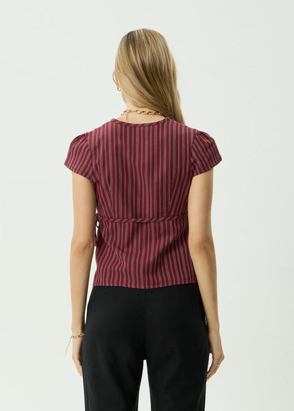 Afends Ledger Wrap Top