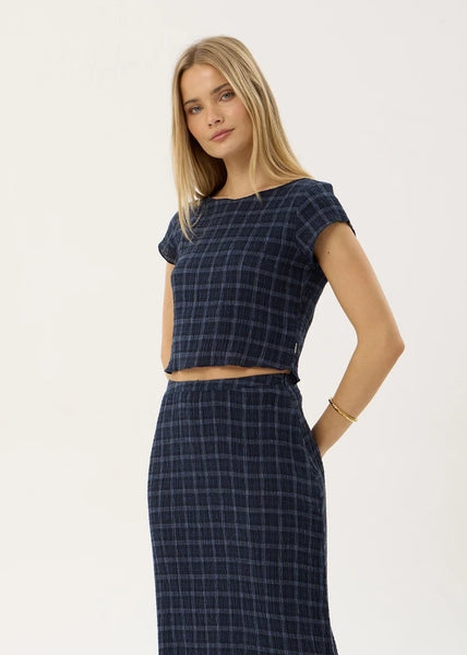 Darcy Thea — Hemp Seersucker Top