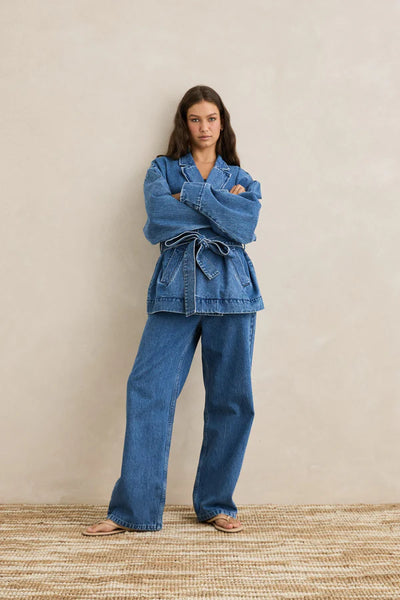 Rhythm Shoreline Denim Blazer