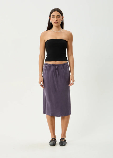 Giselle Cupro Midi Skirt