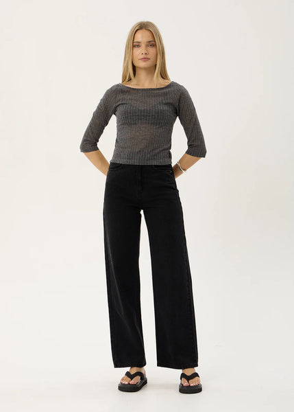 Libra — Sheer Long Sleeve Top