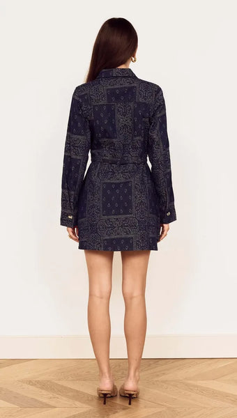 Delphi Jacquard Denim Dress