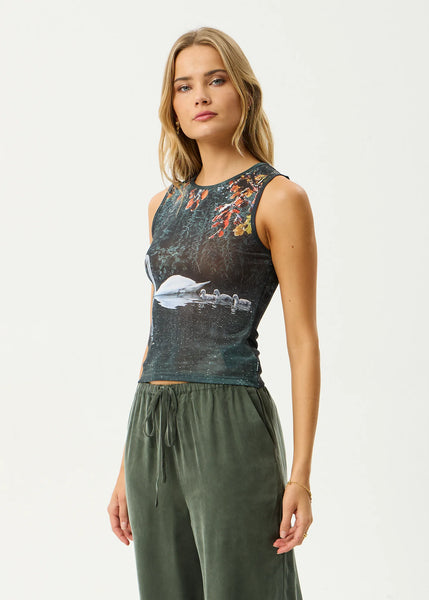 Swan Song Recycled Sheer Tank