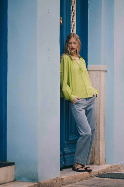 The Korner Lime Green Blouse