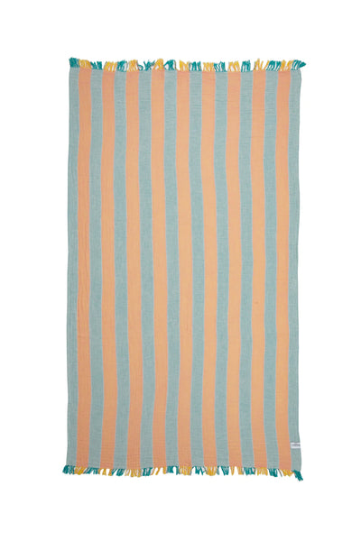 The Banks Muslin Gauze Stripe Towel