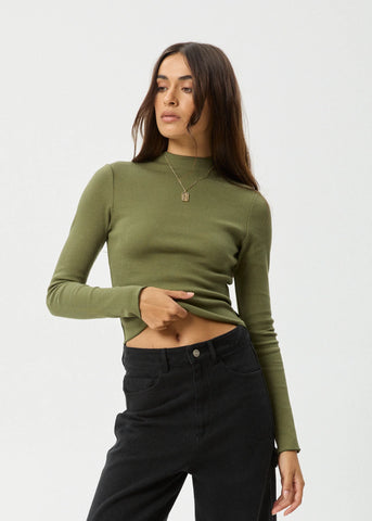 Iconic Organic Long Sleeve Rib Top