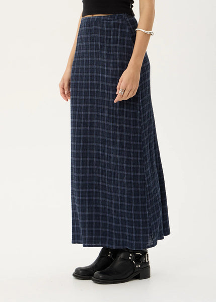 Lita Thea — Hemp Seersucker Maxi Skirt