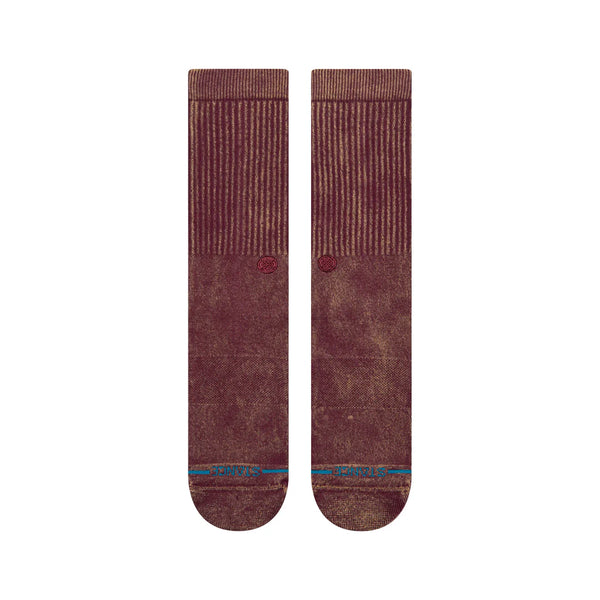 Stance Icon Dyed Crew Socks Fig