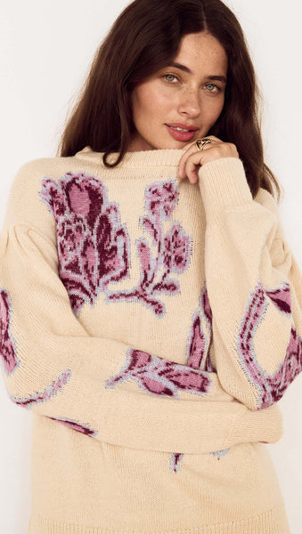 Ophelia Intarzia Sweater