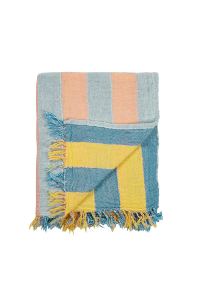 The Banks Muslin Gauze Stripe Towel