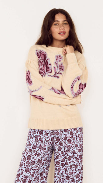 Ophelia Intarzia Sweater
