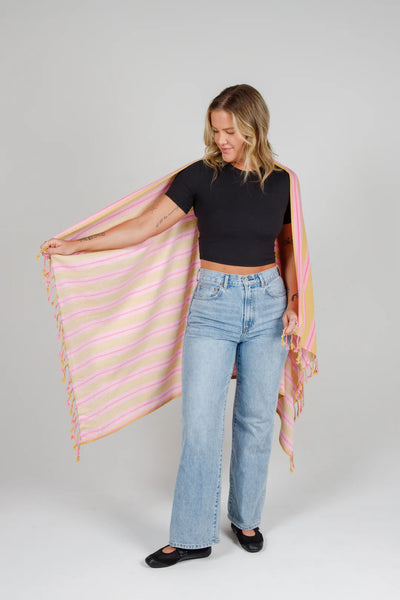 The Mistral Stripe Tassel Towel