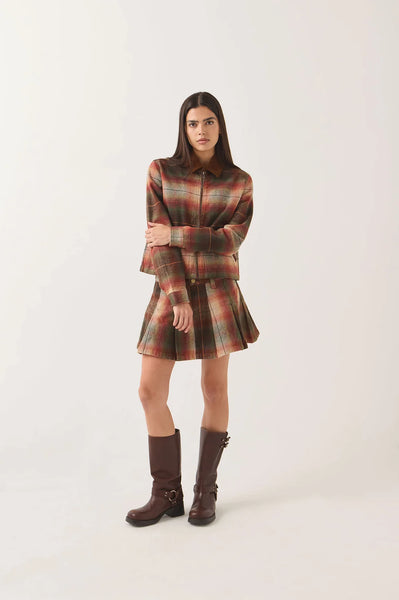 Pleaded Mini Skirt