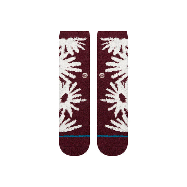 Women’s Daisies Cozy Crew Socks Fig
