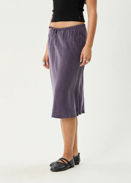 Giselle Cupro Midi Skirt