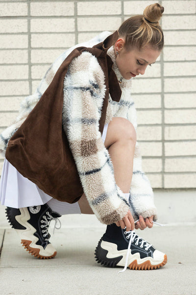 Knot Suede Tote