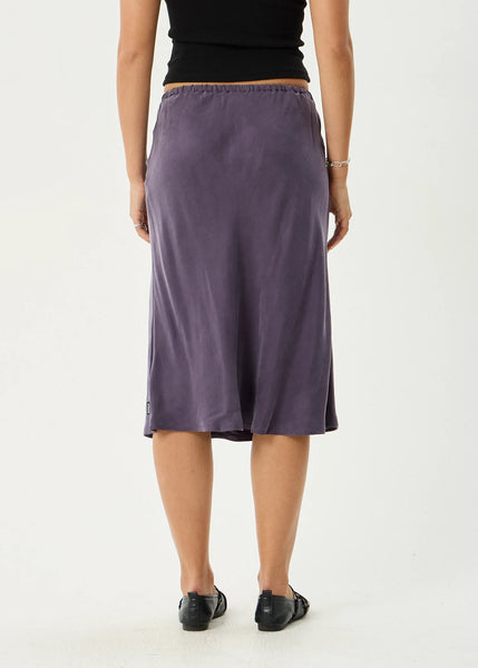 Giselle Cupro Midi Skirt