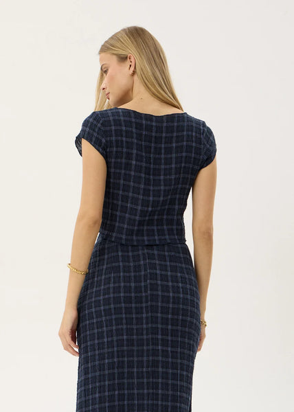 Darcy Thea — Hemp Seersucker Top