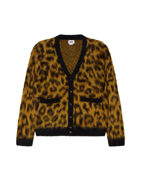 Obey Leopard Cardigan