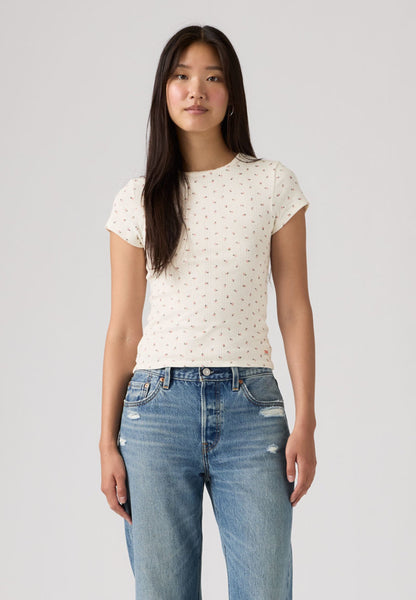 Levi’s Dry Goods Abbey Ditsy Coral Tee
