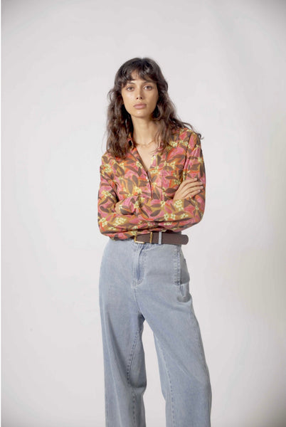 The Korner Multi Floral Button Shirt