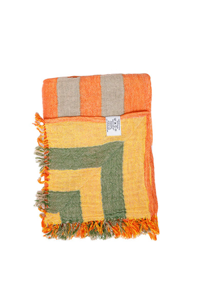 The Banks Muslin Gauze Stripe Towel