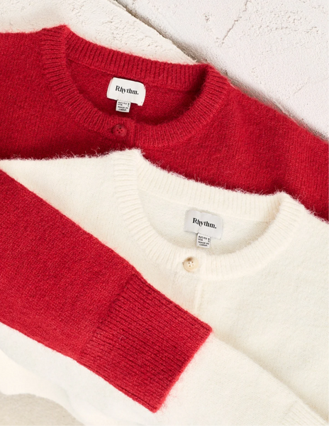 Rhythm Cream Estelle Fluffy Cardigan