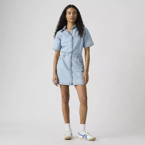 Short Sleeve Logan Western Dress