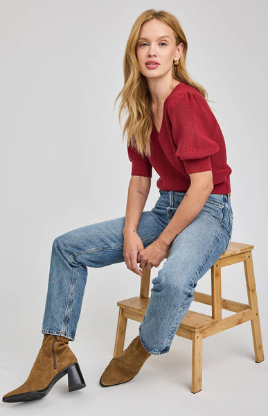 Gentle Fawn Phoebe Puff Sleeve Sweater