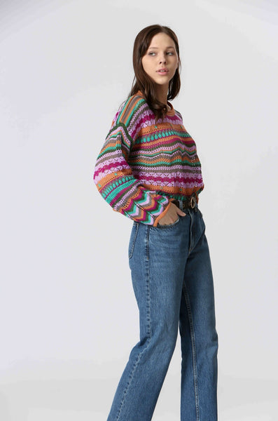 Multi-Colour Multi-Pattern Knit