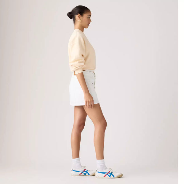 Button Front Skort