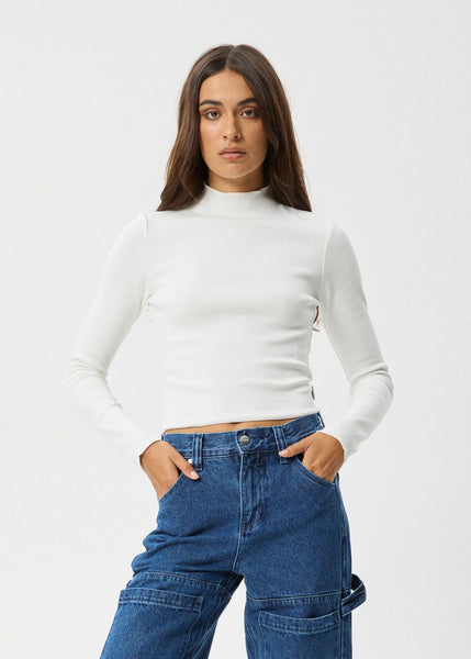 Iconic Organic Long Sleeve Rib Top