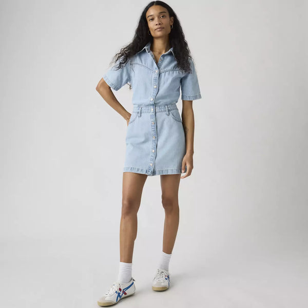 Short Sleeve Logan Western Dress