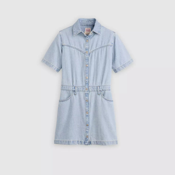Short Sleeve Logan Western Dress