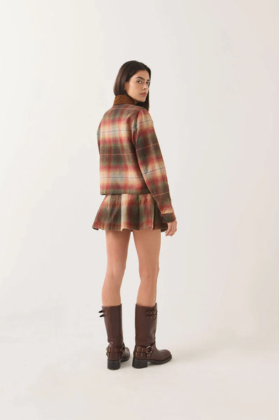 Pleaded Mini Skirt