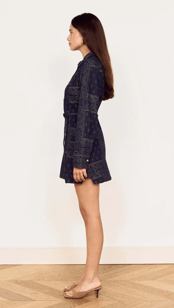 Delphi Jacquard Denim Dress
