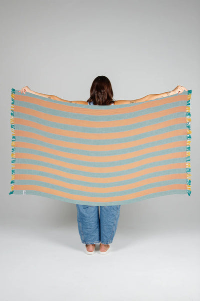 The Banks Muslin Gauze Stripe Towel