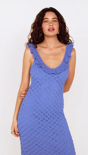 Arlo Pointelle Knit Midi Dress