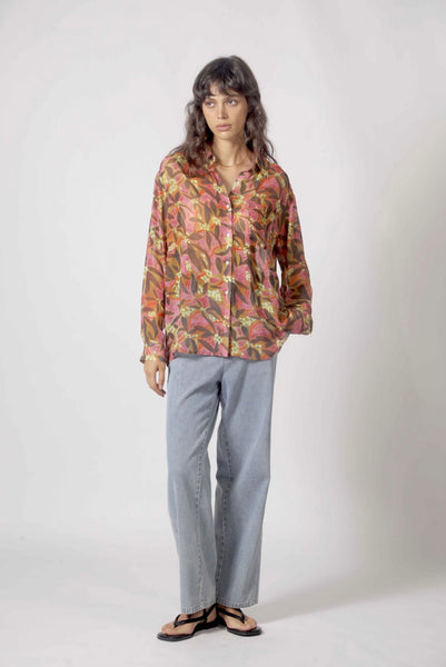 The Korner Multi Floral Button Shirt