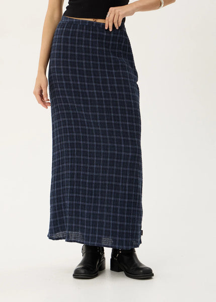 Lita Thea — Hemp Seersucker Maxi Skirt