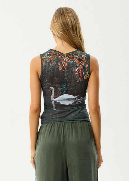 Swan Song Recycled Sheer Tank