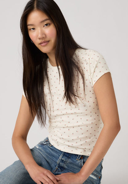 Levi’s Dry Goods Abbey Ditsy Coral Tee
