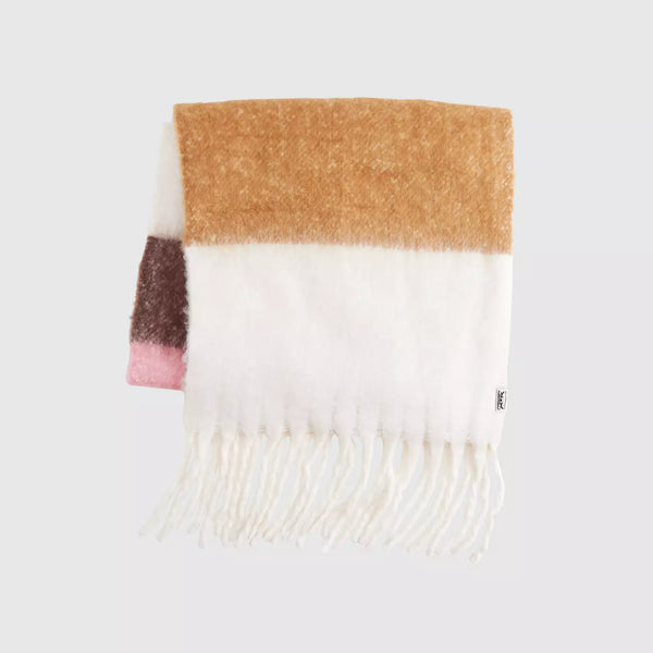 Fuzzy Scarf Jolea Stripe Tameless Roses