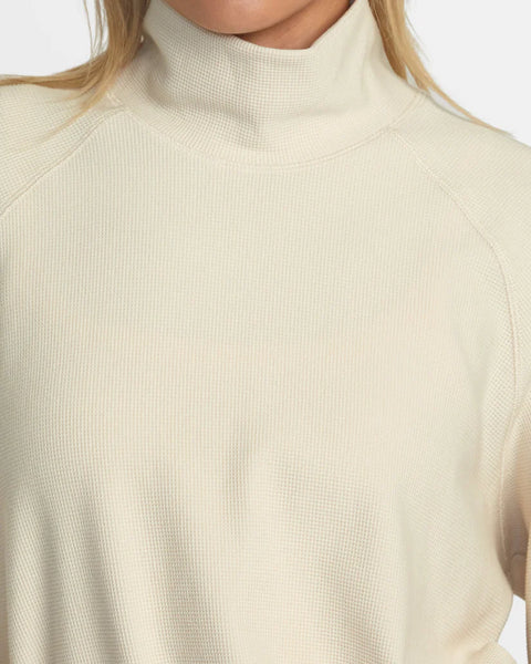 Sofie Waffle Mockneck