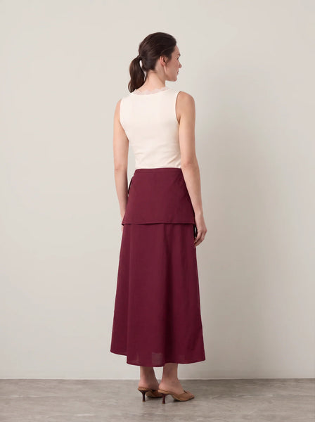 Lola Overlay Midi Skirt